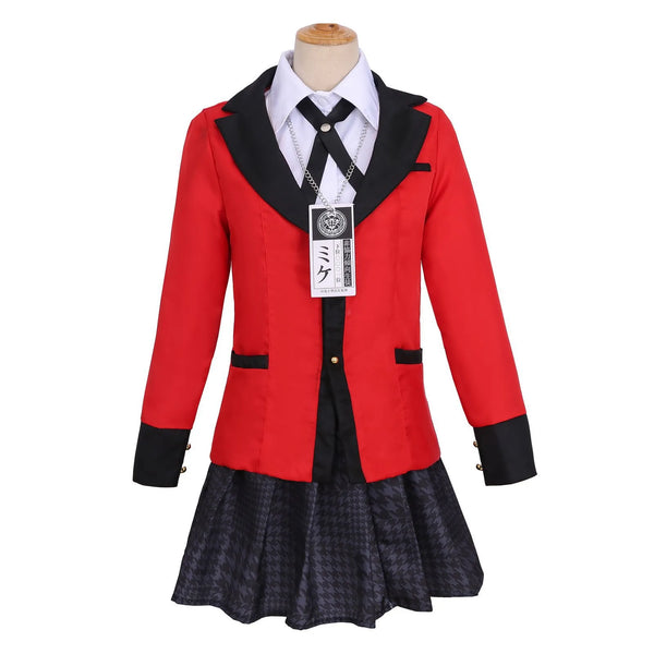 Cosplay Jabami Yumeko anime Kakegurui uniforme