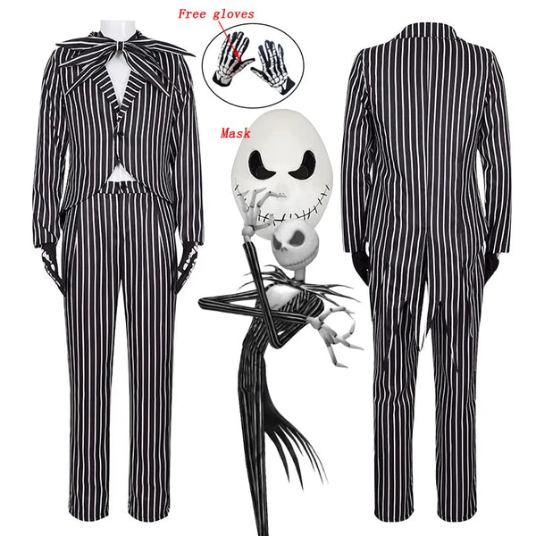 Jack Skellington Cosplay Costume Mask.