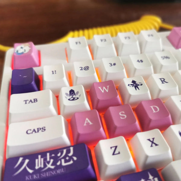 Teclado mecânico Genshin Impact Set for ANSI 61 87 104 108 keys