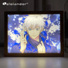 Quadro Jujutsu Kaisen Satoru Gojo Arte pintado LED 3 Colores